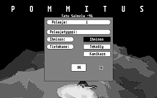 Pommitus atari screenshot
